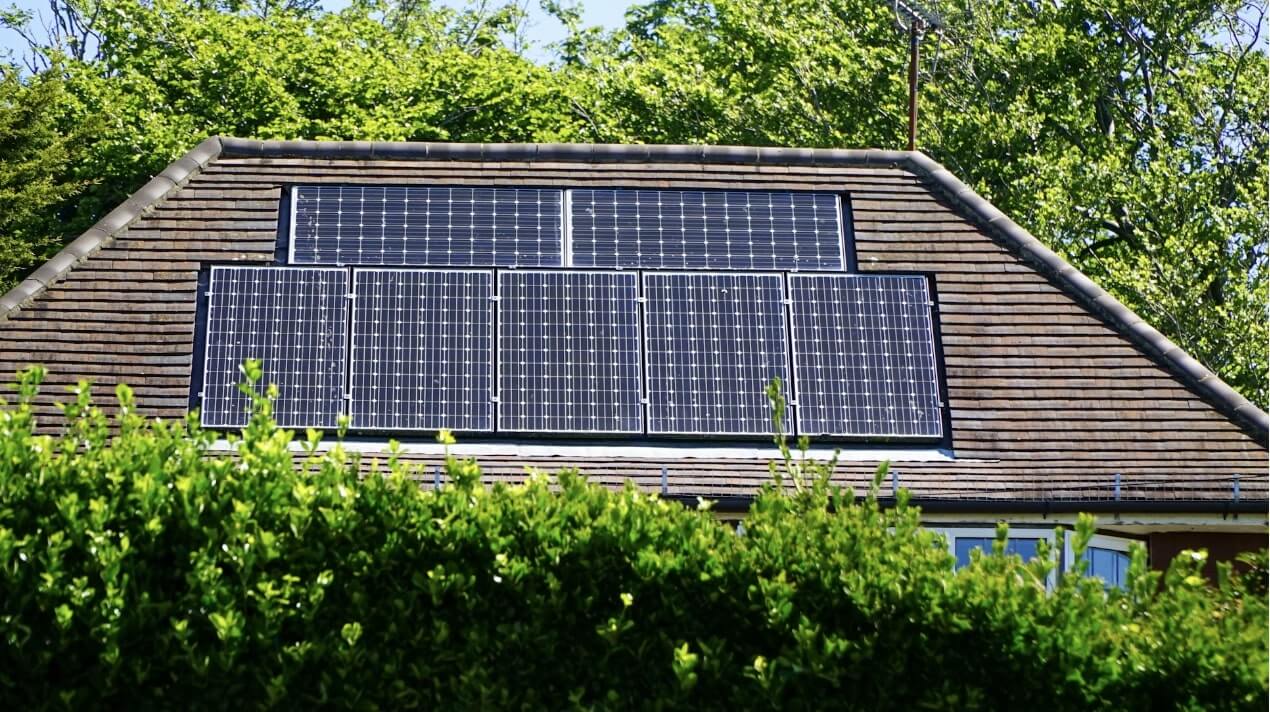 solar panels house